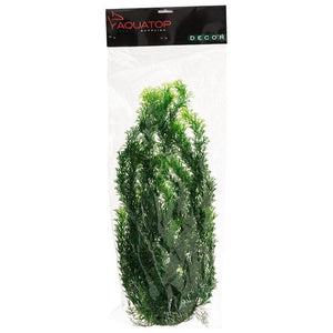 Aquatop Cabomba Aquarium Plant - Green - 20" High w/ Weighted Base