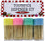 24 Packs of Pastel toothpick dispenser set (set of 4)