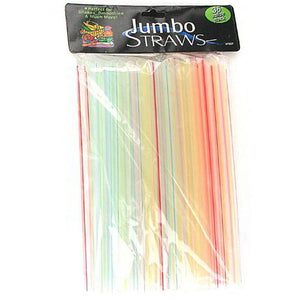 Bulk Buys HT857-25 8 Long Jumbo Straws - Pack of 25