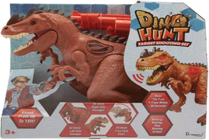 Dragon-i Shooting Target Set Dino Walking Action with T-Rex Roaring Sounds Hunt Toys