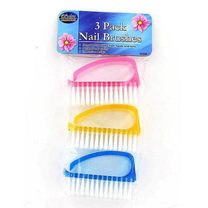 24 Packs of 3 Fingernail Brushes