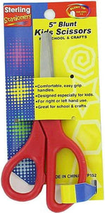 Sterling Home Office Stationery Craft Tool 5 Inch Blunt Kids Scissors 24 Pack