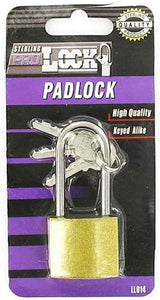 Long Shank Padlock With Keys - Case of 72