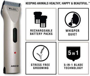 Wahl Professional Animal Arco Equine 5-in-1 Cordless Horse Clipper (#8786-800)