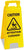 Boardwalk 26FLOORSIGN Caution Safety Sign for Wet Floors, 2-Sided, Plastic, 10 x 2 x 26, Yellow