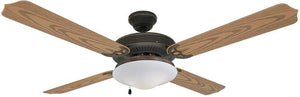 Hardware House 13-4224 Jamaica Classic Bronze 52-Inch Wet/Dry Ceiling Fan