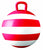Hedstrom Red Striped Hopper Ball, Kid's ride-on toy, Bouncy hopping ball with handle - 15 Inch