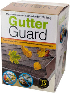 Gutter Guard with Hooks - Pack of 6