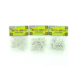 Craft Pearl Beads - Set of 36