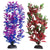 Aquatop Multi-Colored Aquarium PlantsPurple/Pink and Green/Red - 2 count