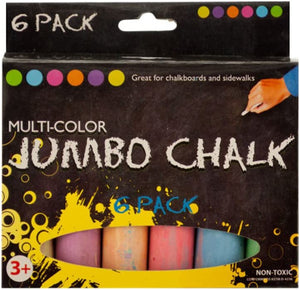 Bulk Buys Kids Writing Jumbo Chalk Set Pack of 24