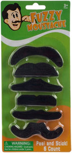 Self-Adhesive Fuzzy Mustache Set-Package Quantity,18
