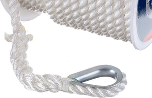 attwood Nylon Twisted Anchor Line with Thimble
