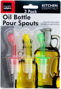 Handy Helpers Oil Bottle Pour Spouts Set Pack Of 24