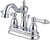Hardware House 125642 2-Handle Bathroom Faucet with Pop Up, Chrome