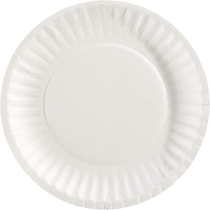 Weight Paper Plates, White, 2 Packs Per