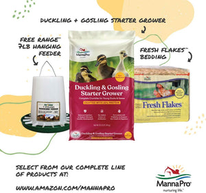 Manna Pro Duck Layer Pellet | High Protein for Increased Egg Production | Formulated with Probiotics to Support Healthy Digestion