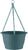 Bloem Colonnade Wood Resin Hanging Basket (CLNHB12-54), Forest Green, 12