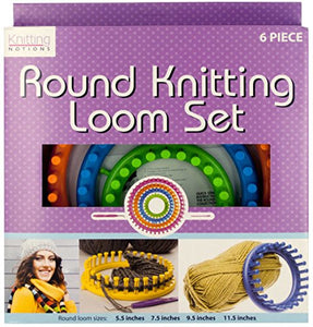 Round Knitting Loom Set - Pack of 2