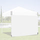 E-Z UP Recreational Sidewall – White - Fits Straight Leg 10' E-Z UP Instant Shelters
