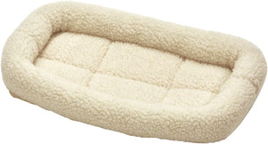 LITTLE GIANT Cream Fleece Soft Pet Bed - XS 18"