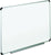 Universal 43724 Dry Erase Board, Melamine, 48 x 36, White, Black/Gray Aluminum/Plastic Frame