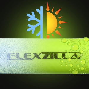 Flexzilla Air Hose with ColorConnex Industrial Type D Coupler and Plug, 1/4 in. x 50 ft, Heavy Duty, Lightweight, Hybrid, ZillaGreen