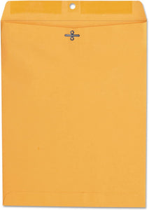 Universal Kraft Clasp Envelope, Side Seam, 28lb, 10 x 13, Light Brown, 100/Box