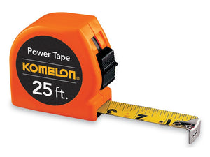 Komelon USA 3725 K-73 Series Power Tapes, 1" x 25', Orange
