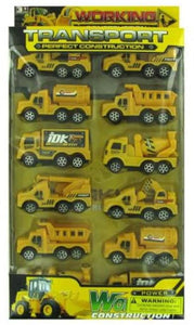Bulk Buys Kids Friction Powered Builder Construction Truck Toy Set 4 Pack