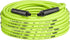 Flexzilla Air Hose with ColorConnex Industrial Type D Coupler and Plug, 1/4 in. x 50 ft, Heavy Duty, Lightweight, Hybrid, ZillaGreen