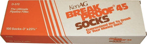 KEN AG D572 076349 Breakproof Milking System Filtering Sock Tan, 3 x 23 3/8"