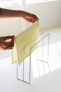 Yamazaki Home Dishcloth Hanger, One Size, White