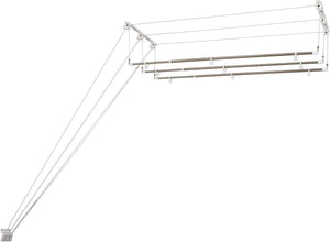 Greenway Indoor Child-safety Laundry Lift Drying 3-bar : Wall-ceiling-mounted Clothes Dryer Racks