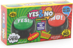 Talking Yes &amp; No Buzzer Buttons - Pack of 2