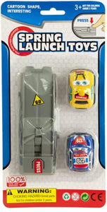 bulk buys Press and Go Spring Launch Toy Cars Set Pack of 24
