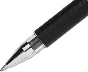 uni-ball 65450 Signo Gel GRIP Roller Ball Stick Gel Pen Black Ink Medium Dozen