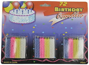 Birthday Candle - Set of 24