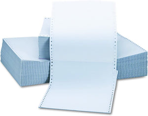 Universal Two-Part Carbonless Paper, 15lb, 9-1/2" x 11", Perforated, White, 1650 Sheets (15703)