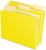 PFX15213YEL - Pendaflex Two-Tone Color File Folder