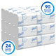 KIMBERLY-CLARK PROFESSIONAL KLEENEX SLIMFOLD Hand Towels, White - 24 packs of 90 towels each.