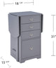 Jeannie Fold-Out Organizer and Craft Desk - Gray