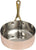 Copper Stainless Steel Mini Serving Fry Pan With Long Brass Handle