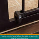 North States MyPet 38" Wide Petgate Passage: Choose between 36" or 42" Tall. Secure gate with Small Lockable pet Door. Pressure Mount. Fits 29.8" - 38" Wide (Bronze)