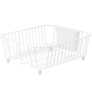 Rubbermaid Antimicrobial Dish Drainer, Small, White 1858900