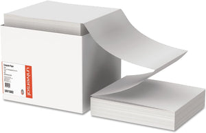 Universal Computer Paper, Letter Trim Perforations, 20lb, 9-1/2" x 11", White, 2400 Sheets ES