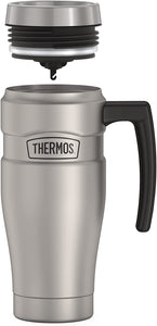 Thermos Steel Stainless King Travel Mug, 16 Ounce