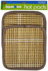 bulk buys Bamboo hot pads, Case of 48