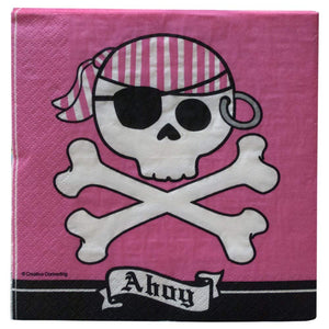 Pirate Parrty Ahoy Lunch Napkins - Pack of 72