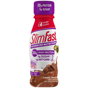 SlimFast Advanced Creamy Chocolate High Protein Ready to Drink Meal Replacement Shakes (11 fl. oz, 15 pk.) ES